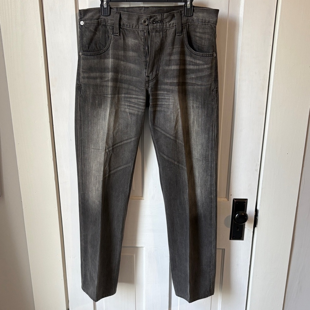 Levi's Men's Charcoal Straight‎ Jeans